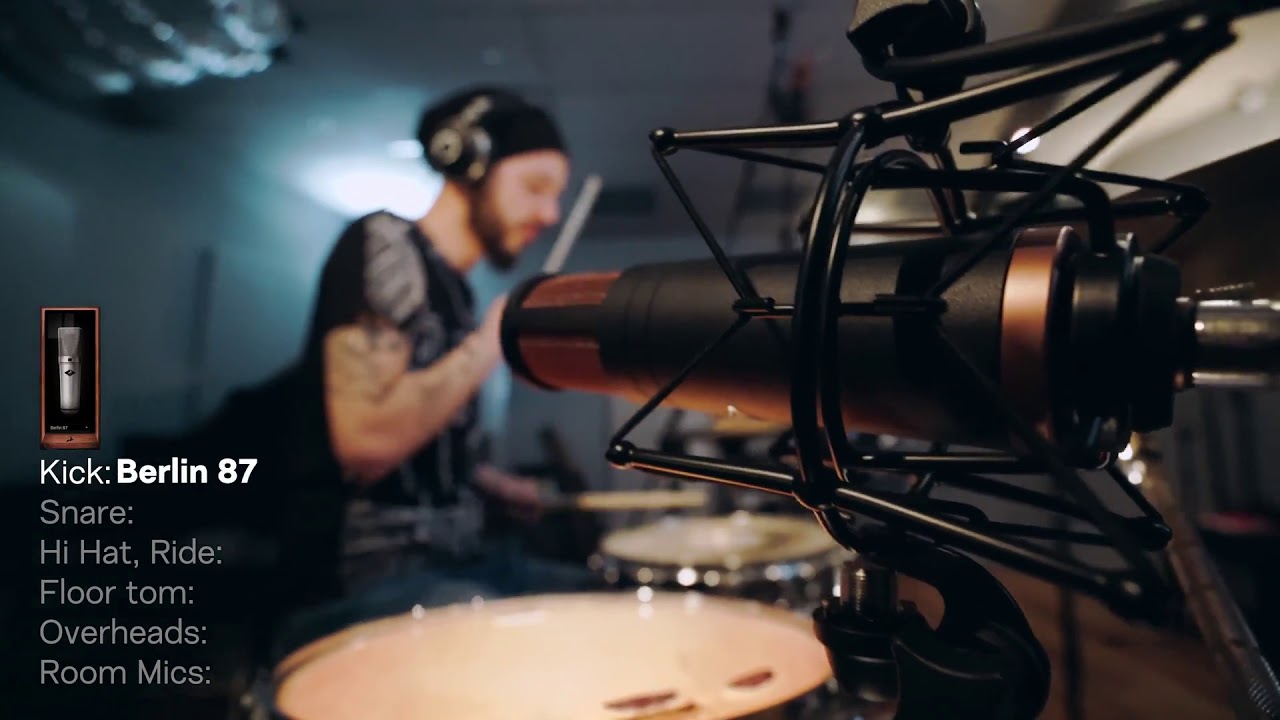 Antelope Audio - Edge and Verge Mic Emulations Drums - YouTube