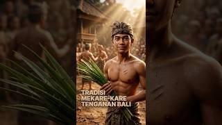 Mekare-kare Tenganan, Tradisi Perang Pandan Bali #bali #shorts #budayabali #viral #kontenedukasi