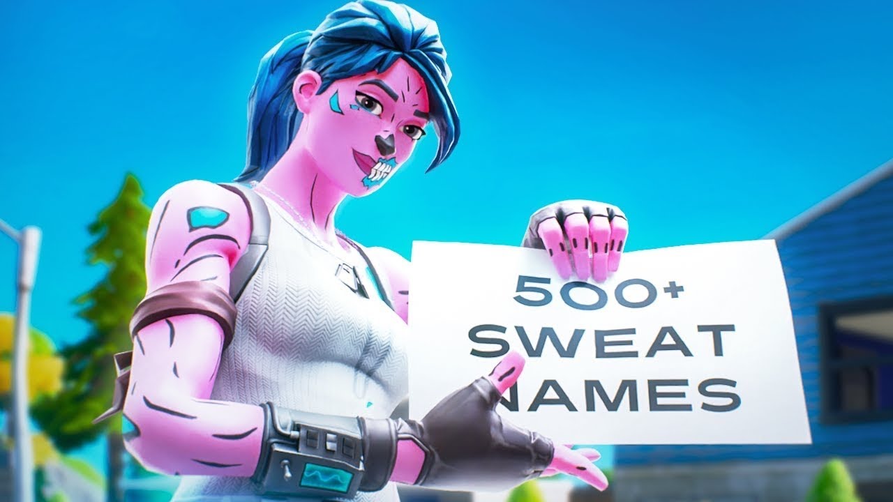 good fortnite names sweaty