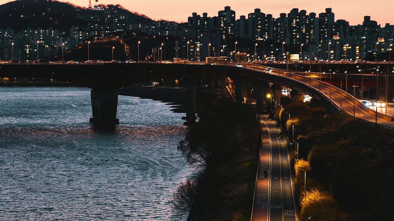 𝗝𝗮𝘇𝘇 𝗣𝗶𝗮𝗻𝗼 l 고된 화요일, 창 너머 보이는 한강을 벗삼아 하루를 마친다