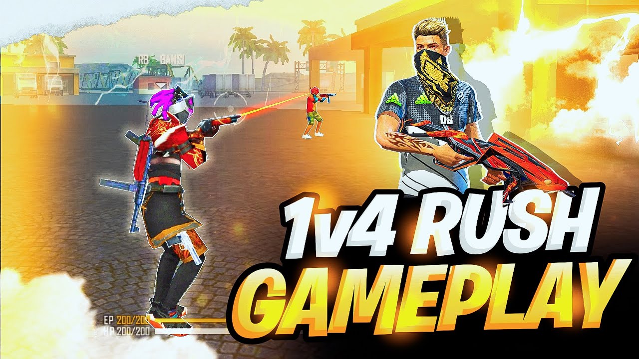 1 V 4 RUSH GAMEPLAY - YouTube