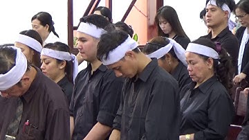 MỤC SƯ QN  NGUYỄN THANH HỒNG CỬ HÀNH NGHI THỨC LỄ TANG CỤ BÀ NGÔ VĂN PHƯỚC 19-06-2019(P2)