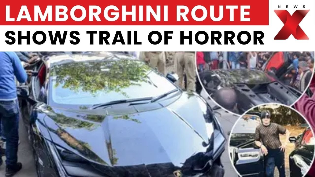 Kanpur Lamborghini Crash: Accident Scene Route Exposes Chilling Details | NewsX
