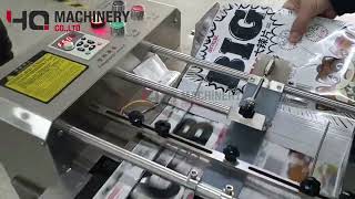 high speed bags counting and paging machine|YQ plastic pouches feeder pager solutions