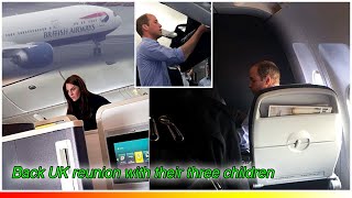 William And Catherine Spotted On Commercial Flight Back UK After Attend Jordan Royal Wedding