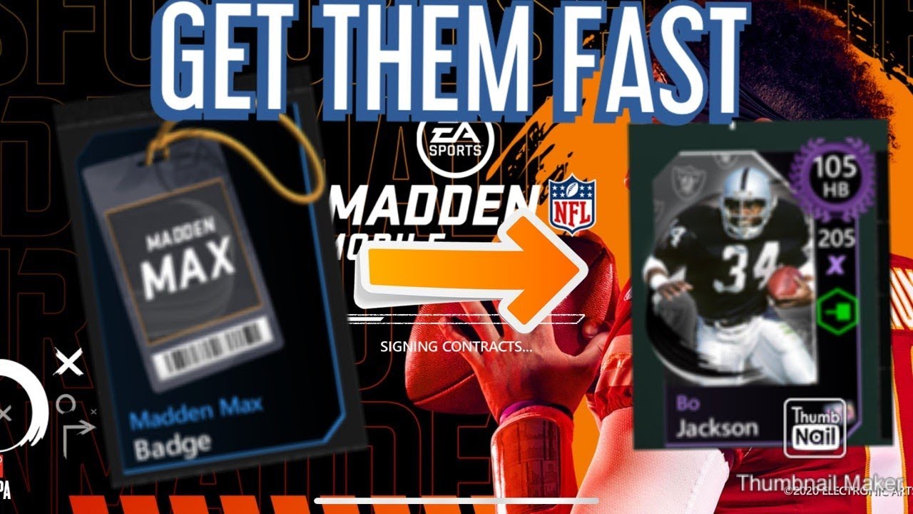 HOW TO GET MADDEN MAX BADGES FAST IN MADDEN MOBILE!! GET 105 FAST