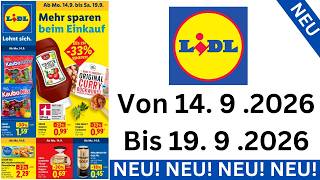 LIDL Flyer Deals 09/14/2026 to 09/19/2026 | Shopping DE