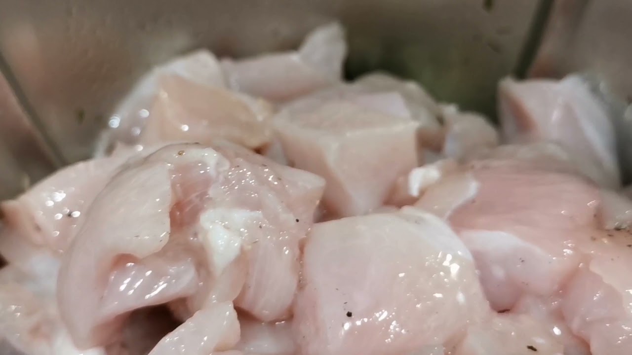 Pechuga de pollo con champiñones con salsa de soja 