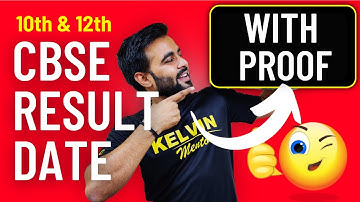 CBSE Class 10 Result 2022 Result Date Confirmed ? with Proof ~ Sachin Sir Kelvin