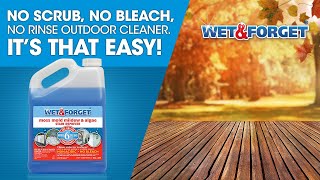 Wet And Forget Outdoor Cleaner Concentrate Easily Clean Moss Mold Mildew & Algae Stains