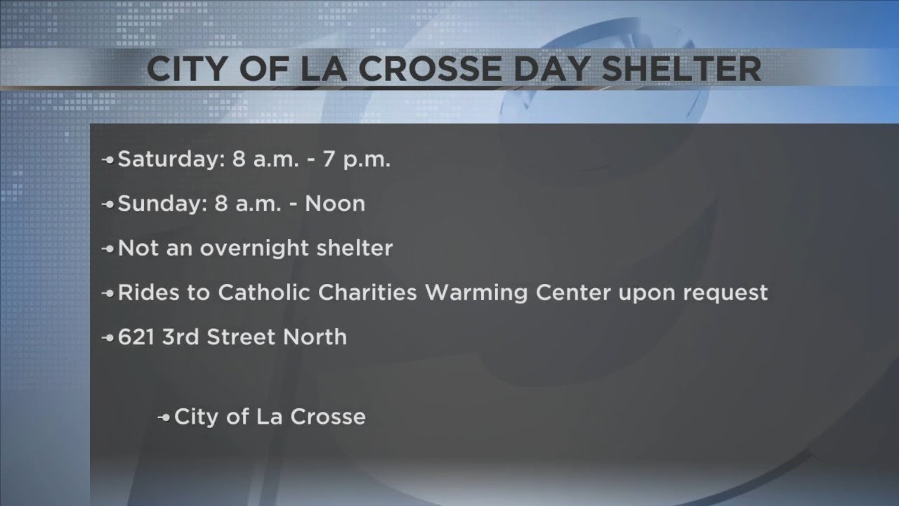 La Crosse opening emergency shelter on Jan. 2021 YouTube