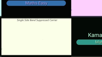 Analog Communication lecture 14 | Single tone single side band suppressed carrier | #kamaldheeriya