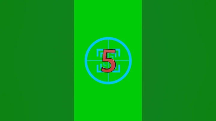 green screen timer ⏳⌛ countdown 5sec video V11 #greenscreen #short #shorts