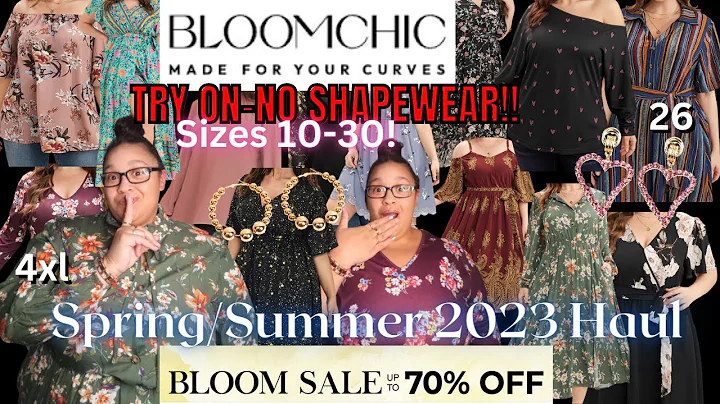Bloom Chic Spring Summer Haul 2023|Bloom Chic Haul|Plus Size|Plus Size Try On Haul|Tasha St James