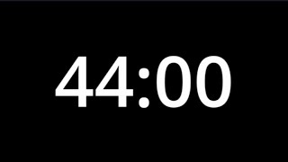 44 Minute Countdown Timer | Simple