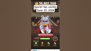 Memefi secret tap combo today | June 22 ,2024 #memefi #playtoearn #telegram #web3 #playtoairdrop