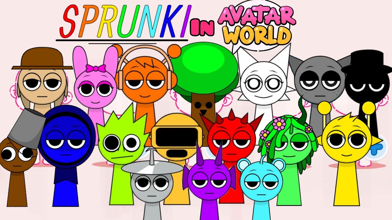 How To Make Incredibox Sprunki 👾 All Characters in Avatar World!!! 