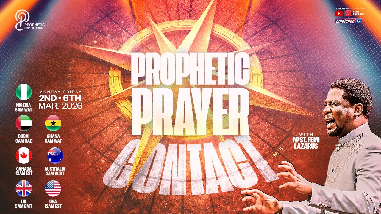 PROPHETIC PRAYER CONTACT || 3RD MARCH 2026