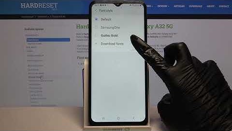 How to Install and Apply Rosemary Font on Samsung Galaxy A32 5G?