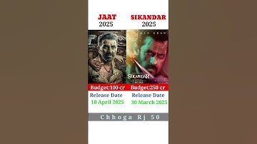Jaat Vs Sikandar Movie Comparison || Box Office Collections #shorts