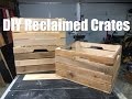 Custom DIY Stacking Wood Crates