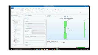 Comsol Multiphysics - Tensile Test Simulation