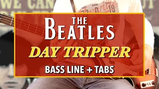 The Beatles - Day Tripper /// BASS LINE [Play Along Tabs] screenshot 4