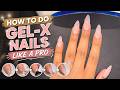 DIY GEL-X NAILS AT HOME | Pinterest Rhinestone Nail Tutorial