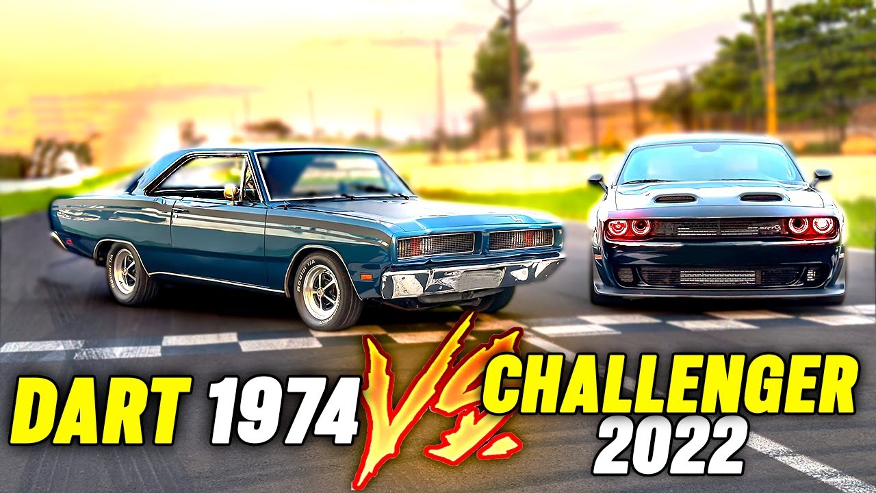 DART 1974 VS CHALLENGER 2022 *DUELO DE V8's*