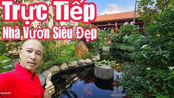 🛑Nhà vườn tuyệt đẹp nghĩ dưỡng cuối tuần có hồ cá koi có nhà gỗ có vườn cây xanh | #bietthusaigon