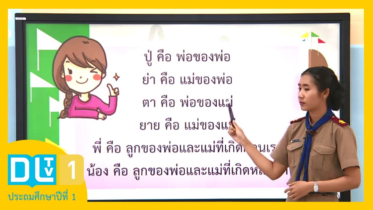 ครอบครัวอบอุ่น  New  (ตอนที่ 1) ครอบครัวอบอุ่น - สังคม ป.1 ปีการศึกษา 2562/1