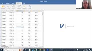SIMPLE LINEAR REGRESSION USING JAMOVI