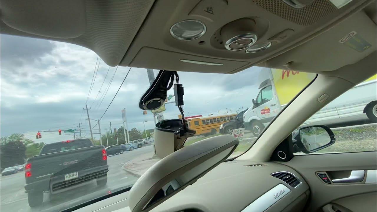 Rear View Mirror fell off windshield audi adjusting install fix