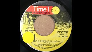 Barrington Levy - Don&#39;t Throw It All Away (1996 age32)