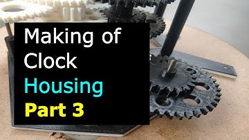 Making of clock - Housing with FreeCAD  #freecad #gears #astronomy