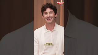 #LoganLerman gets emotional reacting to his fans and internet boyfriend status 🥹 #interview