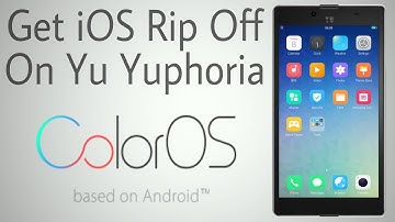 Oppo Color OS 3.0 64bit (iOS Replica) on Yu Yuphoria