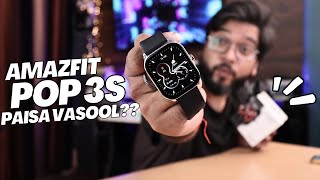 Amazfit Pop 3S SmartWatch Unboxing & Review | Best Calling Smart Watch Under 4000 ⌚️🔥