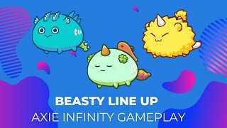 Beasty Line Arena Game Plays Axie Infinity || 1600 MMR screenshot 2