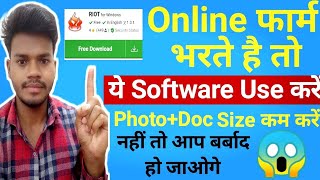 how to resize photo signature and other document Online || riot software kiase download kare screenshot 2