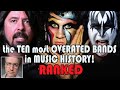 The 10 most overated bands in music history  my opinion