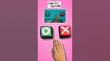 Make Voting Button From Squid Game With Paper 🦑#shorts #squidgame