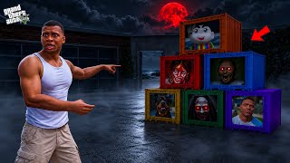 GTA V : Franklin & Shinchan Open ALL the Mystery Containers! In GTA 5 Telugu screenshot 2
