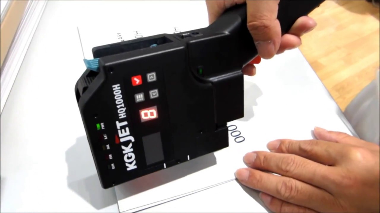 KGK Japan HQ1000H Handheld Printmate Australia YouTube
