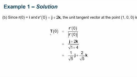Calculus 3 - Section 13.2: Derivatives and Integrals of Vector Functions - Part 1