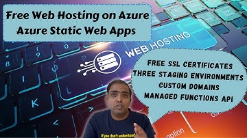 Free Web Hosting on Azure - Static Web Apps | Free SSL, Custom Domain, Managed APIs #azure