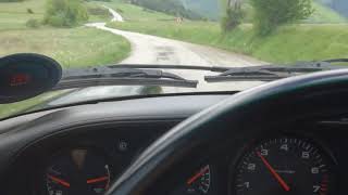 Porsche 964 Turbo 3.6 on italian country road