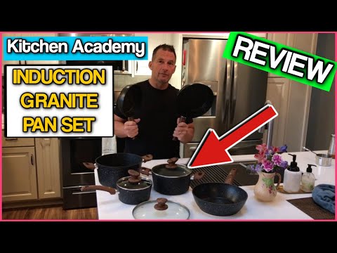 Kitchen Academy Induction Cookware Set Unboxing & Review 