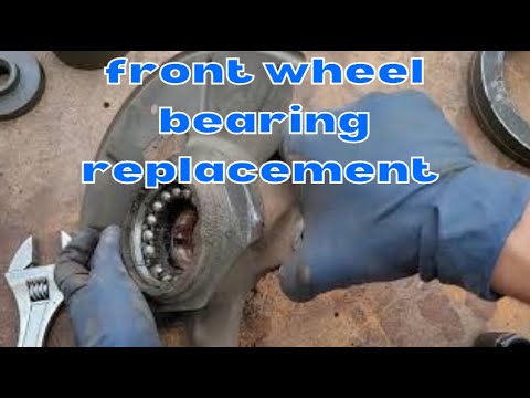 ford escape front wheel bearing replacement - YouTube