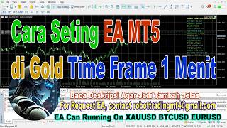 Cara Seting Robot Forex EA Gold Viper di MT5